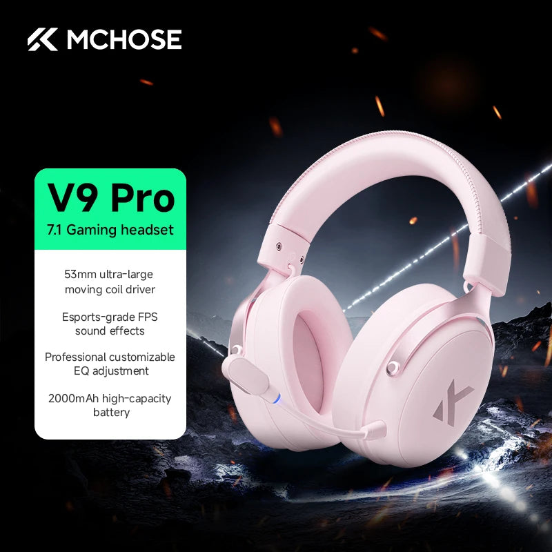 VEKTA V9 PRO – Casque Bluetooth ANC 15 ms