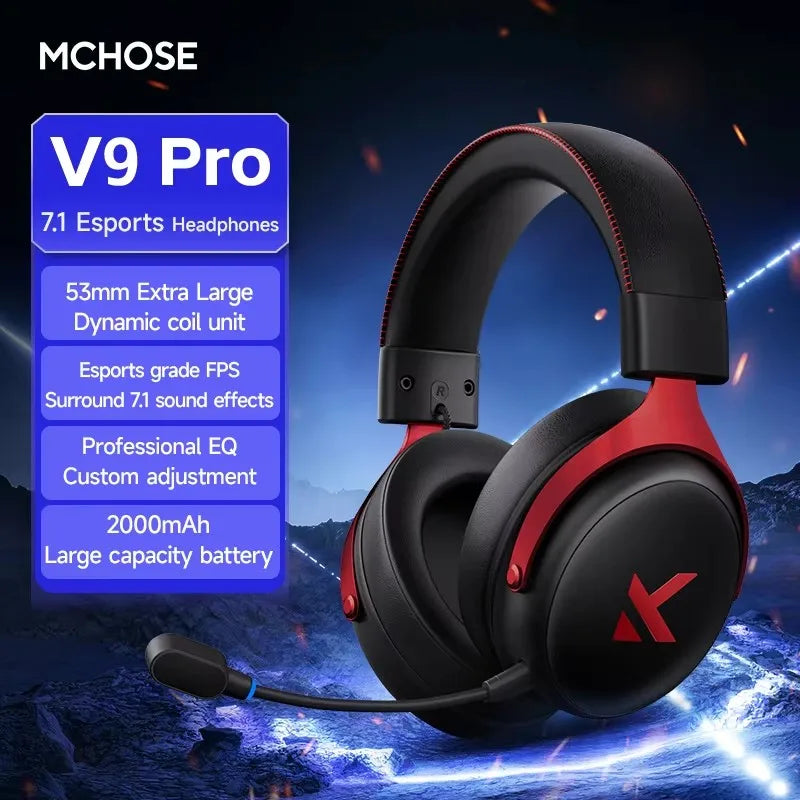 VEKTA V9 PRO – Casque Bluetooth ANC 15 ms