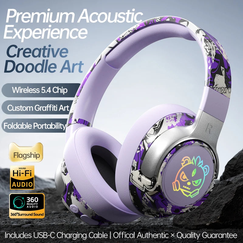 VEKTA T12 – Casque Bluetooth ANC 15 h