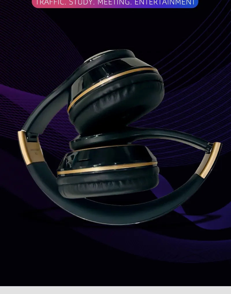VEKTA T5 — Casque Bluetooth 5.1 pliable