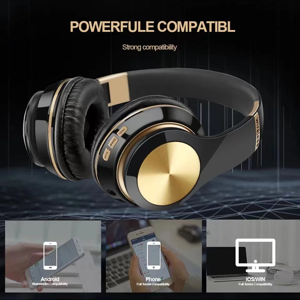 VEKTA T5 — Casque Bluetooth 5.1 pliable